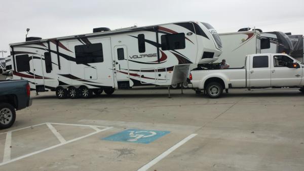 Our rv an truck the day we bought it