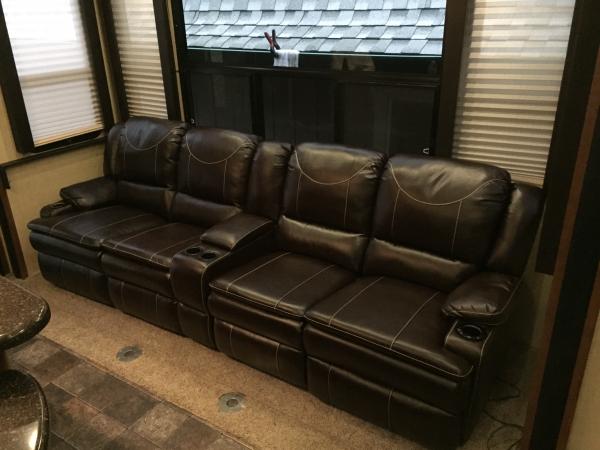 Traded out the vertical RV furniture for heated recliners