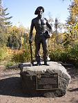 CCC Statue in Northern Minnesota as a Tribute to the young men of the CCC